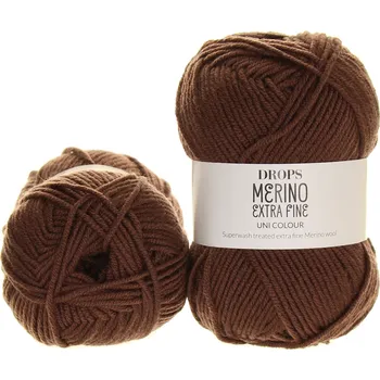 Příze Drops Merino Extra Fine 49 čokoládová