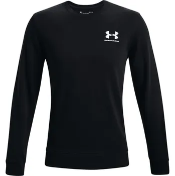 Pánský svetr Under Armour Rival Terry Crew Sweater Mens Black XL