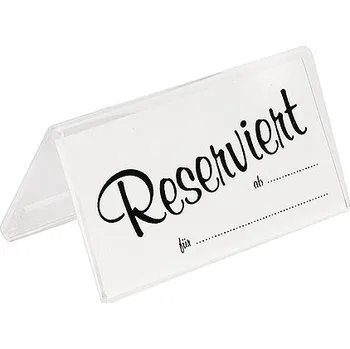 výuková tabulka CONTACTO Kartička "Reserviert" k tabulce 6783/100, sada 25 kusů | CONTACTO, 6783/901