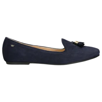 Dámské polobotky Tmavě Modré Mokasíny Se Zdobnými Střapci Wojas 4500167 39