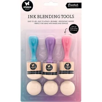 Výtvarná sada Aplikátory inkoustu Studio Light (3 ks) + náhradní polštářky