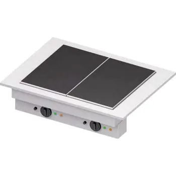 kotlíky STALGAST Sklokeramická varná deska 2x GN 1/1, 0,3 kW, 830x620x390 mm | STALGAST, ST318081