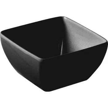 HENDI Čtvercová mísa, Černá, 190x190x(H)90mm | HENDI, 566206