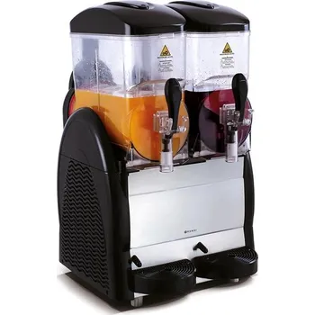 Výrobník ledu HENDI Vířič nápojů a výrobník ledové tříště 2x12 l - z výstavy | HENDI, 274224