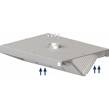 Digestoř STALGAST Digestoř centrální šikmá 1900x2400x450 mm | STALGAST, 9821124190