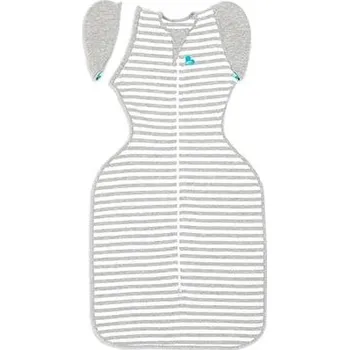 Zavinovačka Love To Dream Swaddle UP 50/50, spací vak, velikost M, šedá, 6-8,5 kg