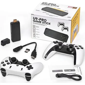 Herní konzole U9 Pro Retro konzole se dvěma bezdrátovými ovladači, HDMI, Game Stick, 4K