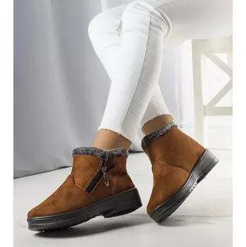 Dámská zimní obuv Dámské sněhule E3120 Hnědá - SPORT hnědá 37