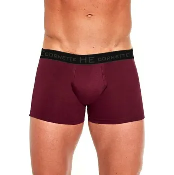 Trenýrky CORNETTE Pánské boxerky HIGH EMOTION CLARET 503 - XL