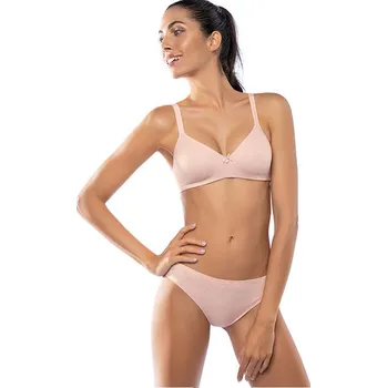 Kalhotky SIELEI Bavlněné kalhotky Sielei 1445 - růžová melanž - L/4