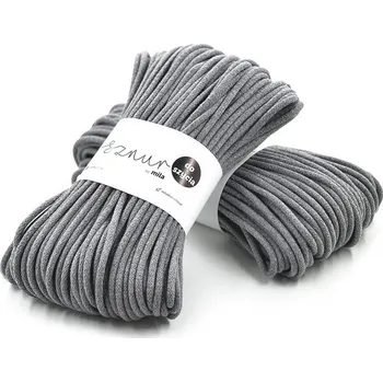 Příze MILA šňůry na šití 6mm/50m šedá tmavá