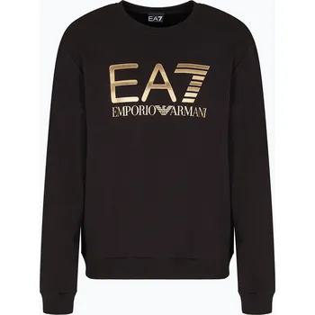 Pánská móda Pánská mikina EA7 Emporio Armani Train Logo Series T-Top Big Logo black