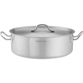Hrnec PRESTONA Hrnec&nbsp;nízký 7 l, průměr 300 mm, z nerezové oceli s pokličkou | PRESTONA, 210124