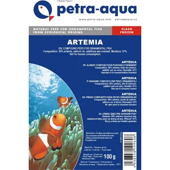 Návnadová surovina Artemia frozen blister - mražené Artémie 6x 100 g
