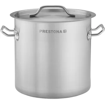 Hrnec PRESTONA Hrnec vysoký 12 l, průměr 250 mm, z nerezové oceli s pokličkou | PRESTONA, 210107