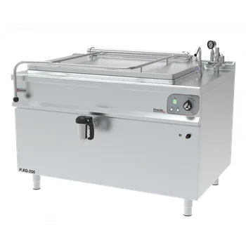 Plynový zářič GASTROHAAL Plynový varný kotel hranatý, dvouplášťový 200 l | GASTROHAAL, P.KG-200