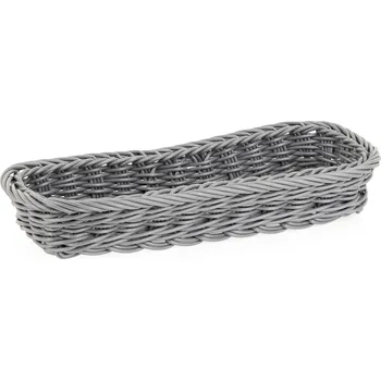 Příbor TECHNICA Košík na příbory z polyratanu 270x100x45 mm, šedý | TECHNICA, Gold Line