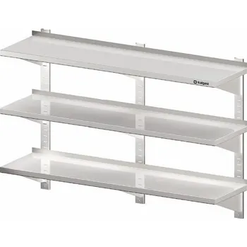 police STALGAST Police závěsná nastavitelná trojpatrová 1500x300x930 mm | STALGAST, 981803150