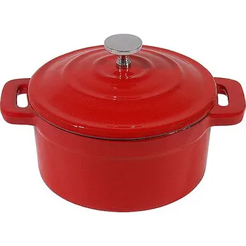 Hrnec CONTACTO Rendlík litinový s pokličkou 0,25 l, červený | CONTACTO, 5731/105