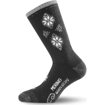 Pánské ponožky Lasting SCK Černá/šedivá S (34-37)