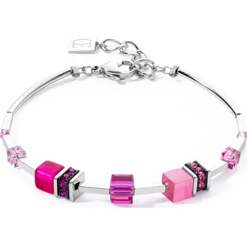 Módní doplněk Coeur de Lion dámský náramek Iconic GeoCUBE 2800/30-0422