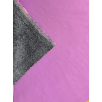 Softshell s beránkem RŮŽOVOFIALOVÁ- šedý rub