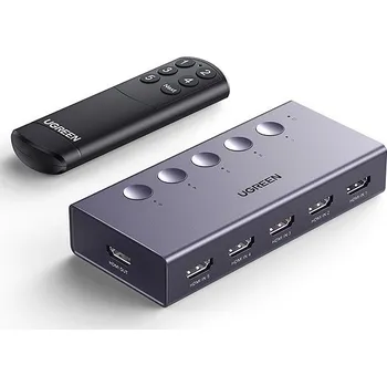 Anténní zesilovač UGREEN HDMI(4K@60Hz) Switch 5 In 1 Out