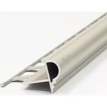 Havos dekorační schodová lišta P 10mm/2,5m elox přírodní, hliník (Al dekorační 10mm / 2,5m elox přírodní )