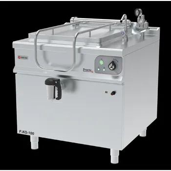 Plynový zářič GASTROHAAL Plynový varný kotel hranatý, dvouplášťový 100 l | GASTROHAAL, P.KG-100