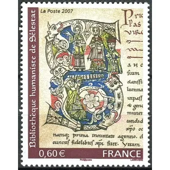 Poštovní známka Post France (2007) MiNr. 4214 ** - Francie - Humanistická knihovna, Schlettstadt (Sélestat)
