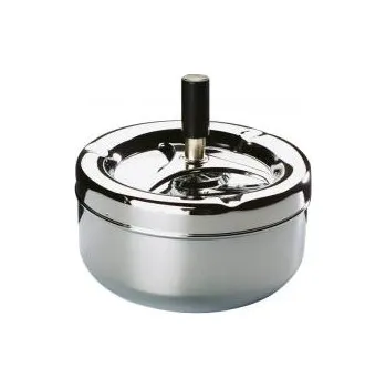 Nádoba na med APS Popelník s tlačítkem chromovaný, průměr 130 mm | APS, Classic