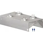 STALGAST Digestoř nástěnná rekuperační – skříňová 2100x1200x450 mm | STALGAST, 9821312210