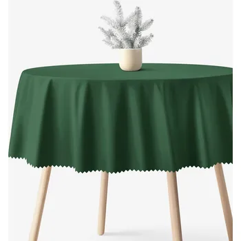 ubrus Kulatý teflonový ubrus - tmavě zelený Ø 100 cm