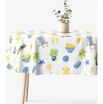 ubrus Oválný teflonový ubrus - Italské léto 120 x 160 cm