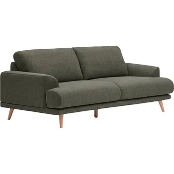 Pohovka Kave Home Zelená trojmístná pohovka Karin 231 cm