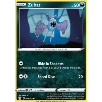 Karetní hra Pokémon BST 089/163 Zubat - Battle Styles Stav: Near Mint, Verze: REVERSE HOLO