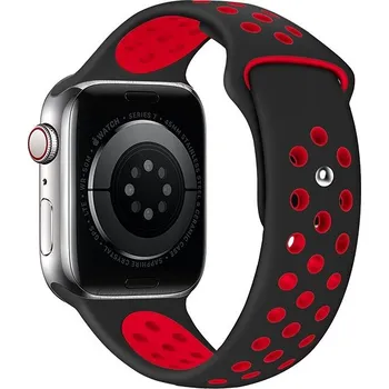 Eternico Sporty pro Apple Watch 42mm / 44mm / 45mm Cool Lava and Black