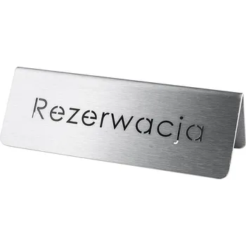 výuková tabulka STALGAST Stolní informační tabulka / Rezervace / 100x43,3x37 mm | STALGAST, 486025