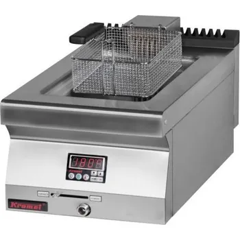 fritéza KROMET Nastavitelná elektrická fritéza jednokomorová 8 l | KROMET, 700.FE-10f