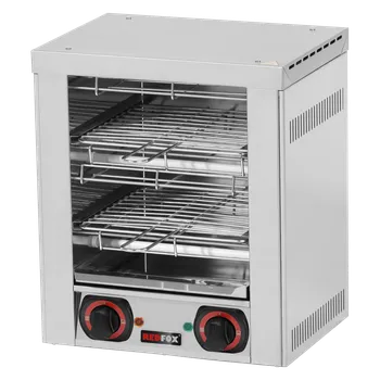 Topinkovač Toaster 4x kleště 2x opékací rošť | REDFOX - TO 940 GH