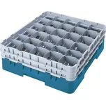 Cambro Koš Camrack 30 pozic, výška sklenice 13,2 cm - Tyrkysová| TOM, R-30S434-414