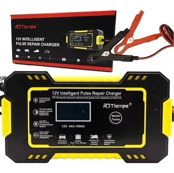 Nabíječka autobaterie TopKing LCD 12V 6A s mikroproceserem - Volt Premium