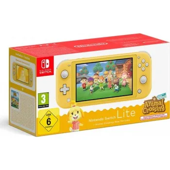 Herní konzole Herní konzole Nintendo Switch Lite Yellow + Animal Crossing: New Horizons Bundle