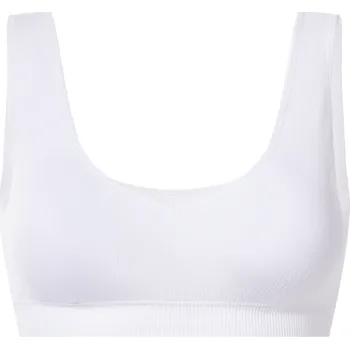 Podprsenka esmara® Dámská bezešvá podprsenka s vyjímatelnými vycpávkami (bílá, L(44/46))