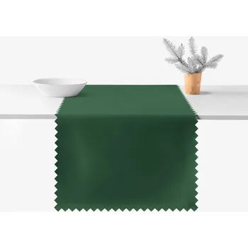 ubrus Běhoun na stůl teflonový - tmavě zelený 50x160 cm