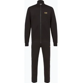 Pánská móda Pánská tepláková souprava EA7 Emporio Armani Train Core Identity Tracksuit FZ black/gold