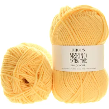 Příze Drops Merino Extra Fine 24 světle žlutá