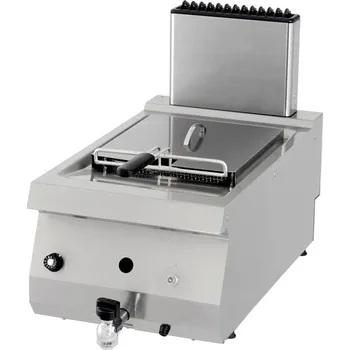 fritéza Maxima Fritéza pro vysoké zatížení - 1 x 12 l - plynová - s vypouštěcím kohoutem - hloubka 70 cm | Maxima, 09395002