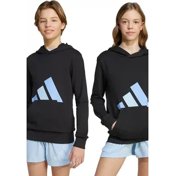 Chlapecká mikina Dětská mikina adidas KB7313 černá 99X, vel. 128