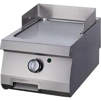 Kuchyňský gril Maxima Grilovací pánev Heavy Duty Smooth Chrome - plynová - pro jednu jednotku - hloubka 70 cm | Maxima, 09395998